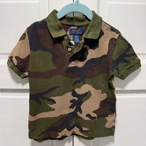 Polo by Ralph Lauren Kids Green Camouflage Polo
